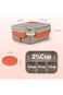 Aputue Bento Lunch Box, 1300ML 4-in-1 Lunch Container with Cutlery and Sauce Jar, Stackable Lunch B