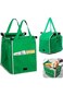 Oasisgalore 2 Reusable Shopping Cart Bags and Grocery Organizer Designed for Trolley Carts - trolle