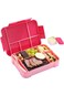 XLOT international Lunch Box - 4/6 Compartments Ideal Portion Size Leak-Proof, Toddler-Friendly Lun