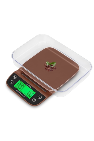 ميزان قهوة أرابيست، 3000 جرام/0.1 جرام، مقياس عالي الدقة مع مؤقت ووظيفة الوزن الصافي وشاشة عرض LCD خلفية