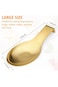 Large Stainless Steel Spoon Holder, Spatula Ladle Holder, Stainless Steel Utensil Spoon Rests Holde