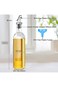 Cooking Oil Dispenser Bottle, Vinegar and Olive Oil Bottle Dispenser 500 ml/17 oz,2 Pack Glass Oil