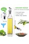Cooking Oil Dispenser Bottle, Vinegar and Olive Oil Bottle Dispenser 500 ml/17 oz,2 Pack Glass Oil