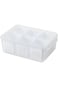 Erweicet Food Storage Containers, Airtight Lids, Ideal for Lunch, 6 Grids Draining Crisper Portable