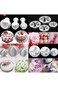 ALMEKAQUZ 47 PCS Fondant Cutters Tools,Fondant Cake Plunger,Cookie Cutters Sugarcraft Decorating Mo