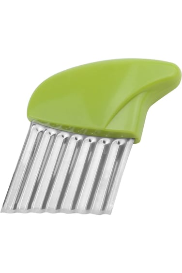 Stainless Steel Potato Carrot Chip Vegetable Crinkle Wavy Chopper Cutter French Fry Slicer