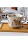 HOOPZOZA Ceramic Coffee Cup Handle 350mL Tea Milk Mug Drinking Cup for Cappuccino Latte Espresso Be