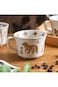 HOOPZOZA Ceramic Coffee Cup Handle 350mL Tea Milk Mug Drinking Cup for Cappuccino Latte Espresso Be