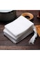 WDA Empty Tea Filter Bags with Drawstring, White, Disposable Paper Tea Bags