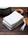 WDA Empty Tea Filter Bags with Drawstring, White, Disposable Paper Tea Bags
