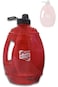 ALCOACH BPA Free Gallon Water Bottle with Large Motivational Jug with Straw (RED)