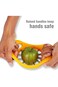 CLASSYTOUCH Apple (remove core) cutter stainless steel blades (yellow)