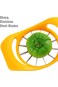 CLASSYTOUCH Apple (remove core) cutter stainless steel blades (yellow)