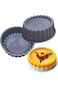 Silicone Charlotte Cake Pan Reusable Mold Fluted Cake Pan Nonstick Round Silicone Molds for Strawbe