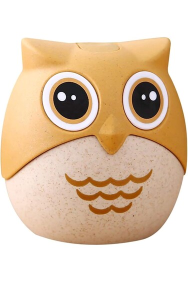 YelaJoy Cute Toothpick Holder Dispenser - Owl-Shaped Decorative Container for Kitchen, Car &amp; Partie