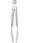 Electus non stick 9" silicon serving tong, light ash