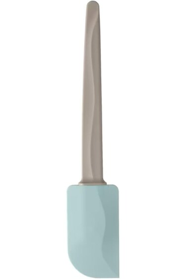 Erorex Silicone Spatula &ndash; 26 cm Rubber Baking &amp; Mixing Spatula in Beige/Blue, Heat-Resistant &amp; Flex