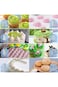 Makmeng 50-Piece Piping Bags and Tips Set, Cake Decorating Supplies Kit, Baking Tools with Flower,