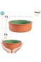 LUKSYOL Handmade Colored Clay Bowls: Authentic Mexican Pottery for Culinary Delights   Microwave &amp;
