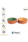 LUKSYOL Handmade Colored Clay Bowls: Authentic Mexican Pottery for Culinary Delights   Microwave &amp;