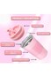 Thermal Coffee Tea Mug Insulated Mug Travel Office Rust Proof Lasts for Hours Pink Elegant Shape