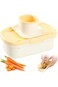 Solaticdo Manual Garlic Grinder, Multifunctional Ginger Grater Garlic Smasher Garlic Planer Tool wi