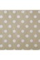 DII J&amp;M Home Fashions Geometric Waterproof &amp; Spill Proof Vinyl Tablecloth, 60x84, Beige &amp; White Pol