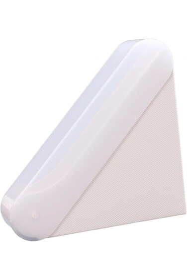 V60 Filter Holder   White Triangle Coffee Filter Case with Lid   Holds 80 Filters, Protects