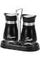 Oasisgalore 2PCS Salt and Pepper Shaker Set for kitchen,Stainless Steel Salt Pepper Dispenser Conta