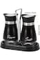 Oasisgalore 2PCS Salt and Pepper Shaker Set for kitchen,Stainless Steel Salt Pepper Dispenser Conta