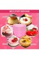 36 Pcs Silicone Cupcake Mold for Baking,Diy Mini Muffin Tray Reusablepaper Cups Mould