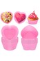 36 Pcs Silicone Cupcake Mold for Baking,Diy Mini Muffin Tray Reusablepaper Cups Mould