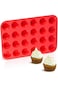 Bolivia's Muffin Pan, Silicone Cylinder Mold, Cake Pop Mold, Mini 24 Cups Cupcake Pan, BPA Free and