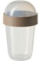 Food Storage Container, Transparent and Light Grey-Brown, 300 ml