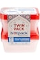 Hotpack Heavy Duty Microwave Clear Containers with Color Lids 750ml, 10 Pieces