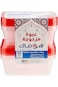 Hotpack Heavy Duty Microwave Clear Containers with Color Lids 750ml, 10 Pieces