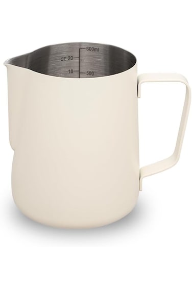 watchget Milk Frothing Pitcher 20oz/600ml - Espresso Steaming Pitcher Stainless Steel Milk Frothing
