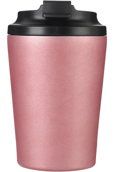 HABBAA Travel Mug, 350ml Double Wall Vacuum Insulated, Half Million Cup,LED Temperature Display Lid