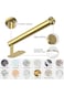MBVVLZJVN Adhesive Paper Towel Holder, No Drilling Paper Tower Rack, Stainless Steel Rust-proof and