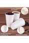 Bsvce 16 Oz Paper Coffee Cups - 100 Pack Hot Cups With Water Caps