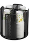 Toriseek Coffee cup holder, rotatable cup and lid organizer box with 4 compartments, paper cup stor