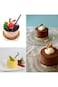 3 Packs of Food Grade Non-Stick Baking Molds for Cake, Cavity Large Round Silicone Baking Mold,Cand