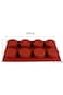 3 Packs of Food Grade Non-Stick Baking Molds for Cake, Cavity Large Round Silicone Baking Mold,Cand