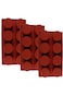 3 Packs of Food Grade Non-Stick Baking Molds for Cake, Cavity Large Round Silicone Baking Mold,Cand