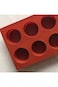 8 Hole Round Small Cylindrical Cup Cake Mold Silicone Aromatherapy Candle Mould Handmade Dessert Ic