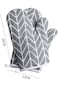 Anti-scalding Oven Gloves, Oven Gloves Sleeved Heat Resistant for Kitchen