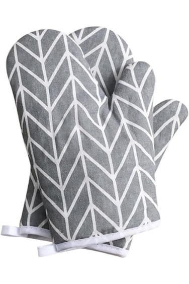 Anti-scalding Oven Gloves, Oven Gloves Sleeved Heat Resistant for Kitchen