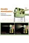 ALMEKAQUZ Olive Oil Dispenser, 2 in 1 Oil Sprayer for Cooking, 470mL Glass Oil Spray Bottle with Po