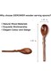 NALACAL 6pcs Wooden Spoons for Eating, 7.87 inch Wooden Spoons for Honey,Small Wooden Spoons,Handma