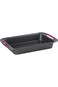 Trudeau Non Stick Carbon Steel Metal Oblong, 9x13in cake pan, Grey